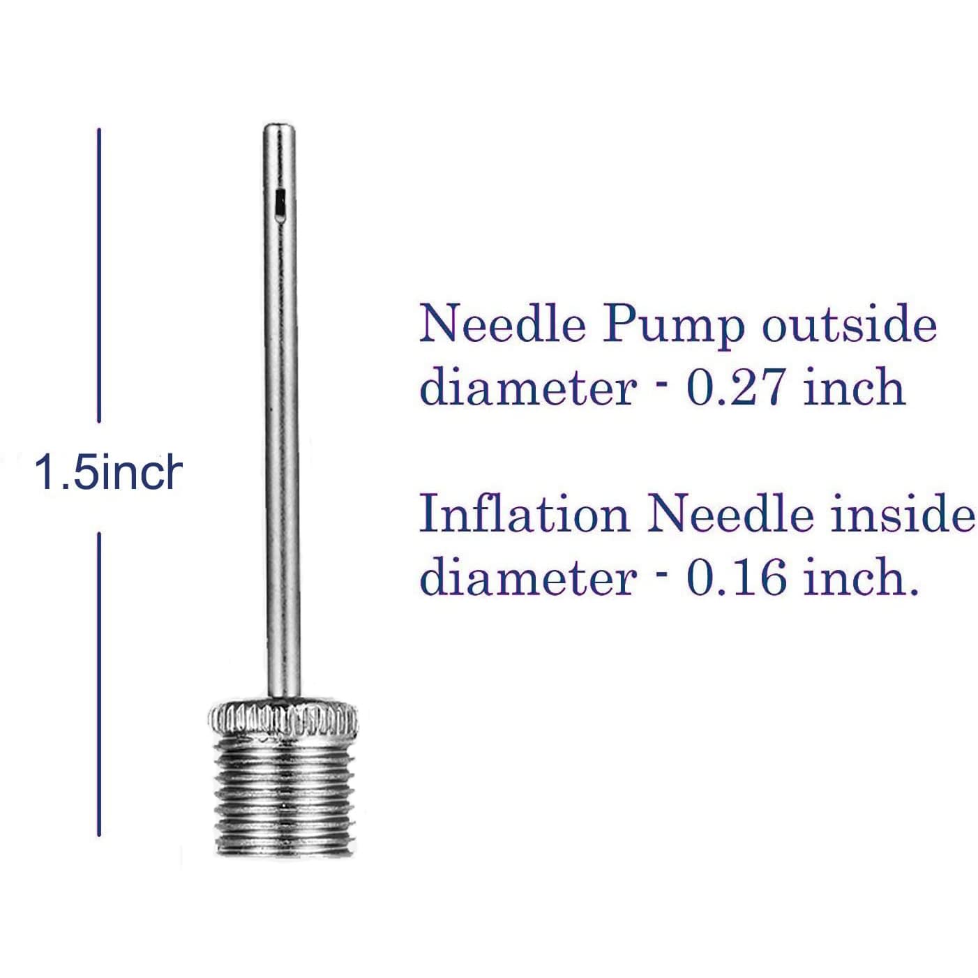 TONUNI Ball Pump Needle (Pack of 15) - Ball Pump Inflation Needles - Air Pump Needles - Basketball Pump Needle for Football, Basketball, Volleyball, and All Other Sports Balls