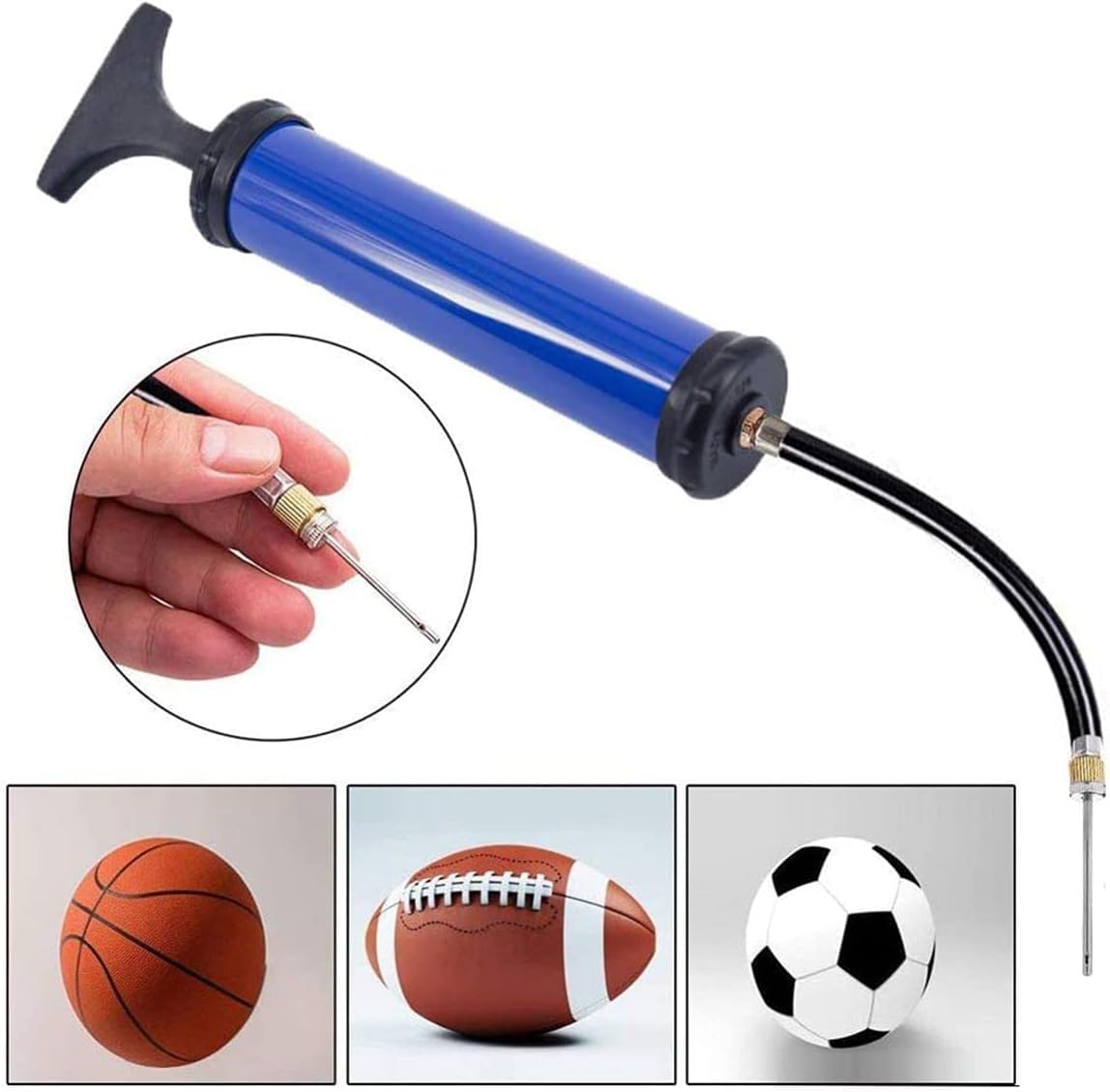 TONUNI Ball Pump Inflation Needle - Inflating Needles - Ball Pump Needles - Air Pump Needles for Football Basketball Volleyball -12PACK